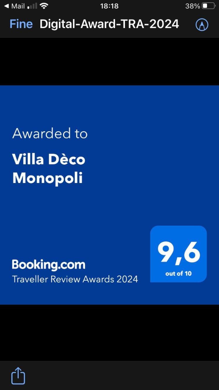 Villa Deco Monopoli Exterior foto